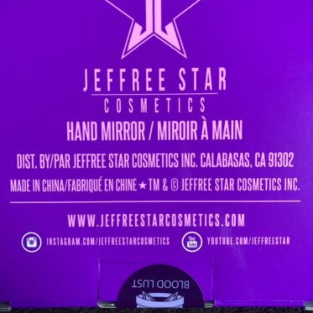 Jeffree Star Blood Lust Purple Crown Hand Mirror